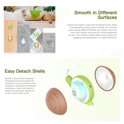 CHEERBLE WICKED SNAIL AUTOMATIC INTERACTIVE TOY (CAT)