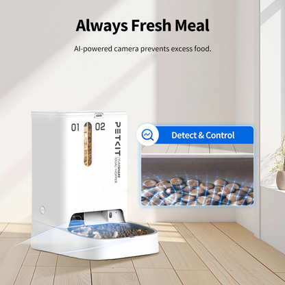 PETKIT YUMSHARE DUAL-HOPPER AUTOMATIC FEEDER WITH CAMERA