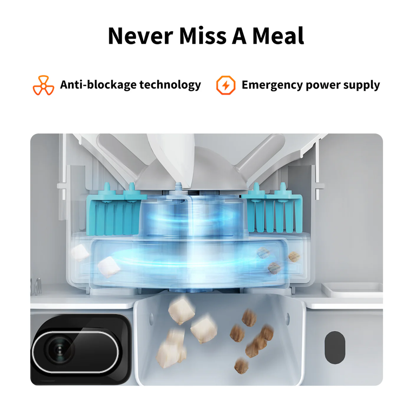 PETKIT YUMSHARE DUAL-HOPPER AUTOMATIC FEEDER WITH CAMERA