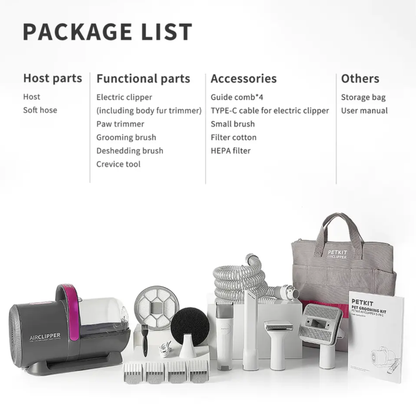 AIRCLIPPER 5 IN 1 PET GROOMING KIT