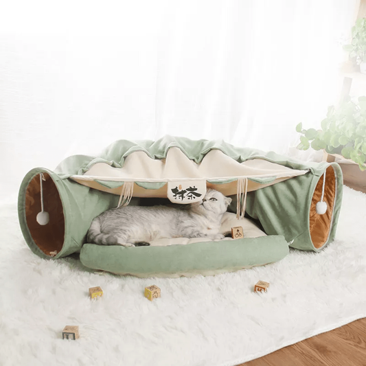 Cat 2-in-1 Bed and Tunnel Toy